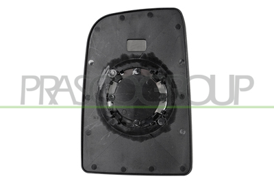 CRISTAL+SOPORTE SUPERIOR DERECHO-BASE REDONDA-CONVEXO/CROMADO MOD. 06/10 >