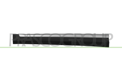 MOLDURA PUERTA DELANTERA IZQUIERDA-LATERAL-INFERIOR-NEGRA-GRANULADA