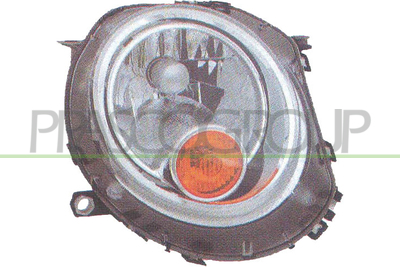 OPTICA DERECHA H4 ELECTRICA-CON MOTOR-PILOTO AMBAR