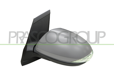 Espejo izquierdo-electrico-imprimado-con piloto-convexo/cromado mod. >