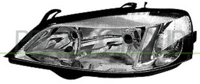 OPTICA IZQUIERDA H7+HB3 ELECTRICA-SIN MOTOR-NEGRO - MOD. >01