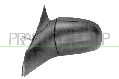 ESPEJO IZQUIERDO-CON LEVA-NEGRO-PLANO/CROMADO