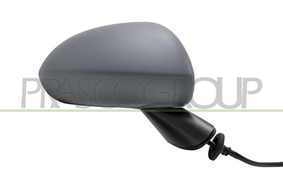 ESPEJO DERECHO-ELECTRICO-IMPRIMADO-TERMICO-CON BRAZO NEGRO-CONVEXO-5 PINES