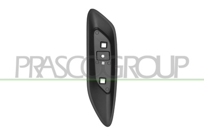MOLDURA DERECHA PARACHOQUES TRASERO-NEGRA-GRANULADA