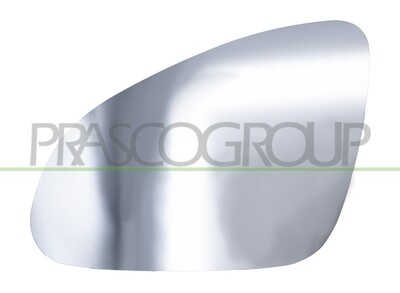 CRISTAL+SOPORTE IZQUIERDO-CONVEXO/CROMADO