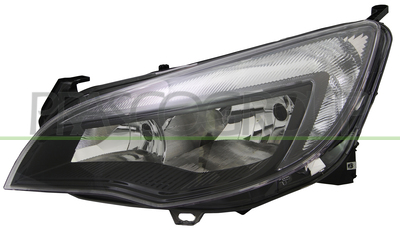 OPTICA IZQUIERDA H7+H7 ELECTRICA-CON MOTOR-NEGRO