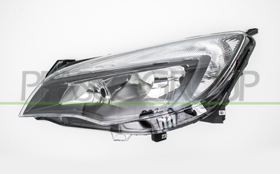 OPTICA IZQUIERDA H7+H7 ELECTRICA-CON MOTOR-NEGRO