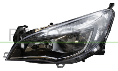 OPTICA IZQUIERDA H7+H7 ELECTRICA-CON MOTOR-CON BORDE CROMADO