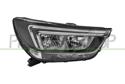 OPTICA DERECHA H7+HB3 ELECTRICA-CON MOTOR-CON LUZ DIURNA-LED