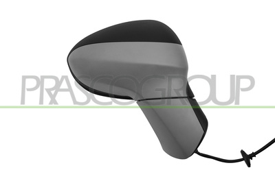 ESPEJO DERECHO-ELECTRICO-IMPRIMADO-TERMICO-CUERPO NEGRO-GRANULADO-CONVEXO-5 PINES