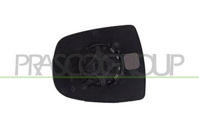 CRISTAL+SOPORTE SUPERIOR DERECHO-CONVEXO/CROMADO