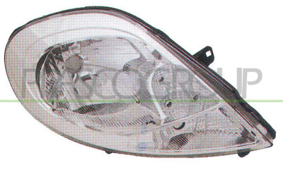 OPTICA DERECHA H4 ELECTRICA-CON MOTOR-PILOTO BLANCO