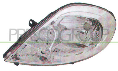 OPTICA IZD H4 ELECTRICA-CON MOTOR-PILOTO BLANCO