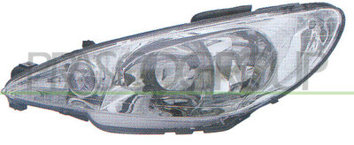 OPTICA IZQUIERDA H7+H7+H7 ELECTRICA-SIN MOTOR