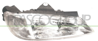 OPTICA DERECHA H7+H7 ELECTRICA-SIN MOTOR-PILOTO BLANCO