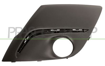 REJILLA IZQUIERDA PARACHOQUES-NEGRA-CON AGUJEROS ANTINIEBLA-CON LUZ DIURNA LED