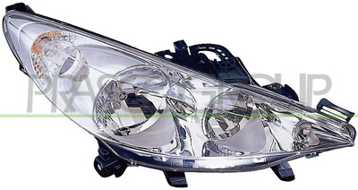 OPTICA DERECHA H1+H7 ELECTRICA-CON MOTOR