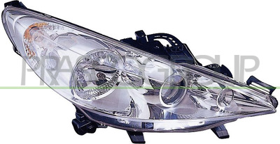 OPTICA DERECHA H7+H7+H1 ELECTRICA-CON MOTOR