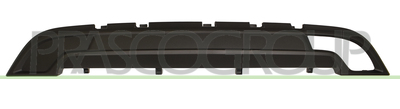 MOLDURA REJILLA CENTRAL NEGRA