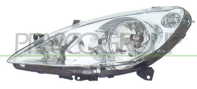 OPTICA DERECHA H1+H7 ELECTRICA-SIN MOTOR