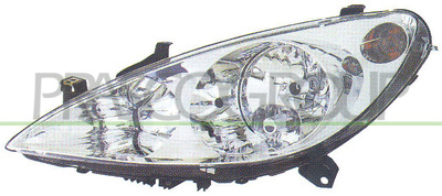 OPTICA DERECHA H7+H1+H1 ELECTRICA-SIN MOTOR MONTAJE VALEO