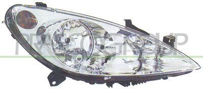OPTICA IZQUIERDA H7+H1+H1 ELECTRICA-SIN MOTOR MONTAJE VALEO