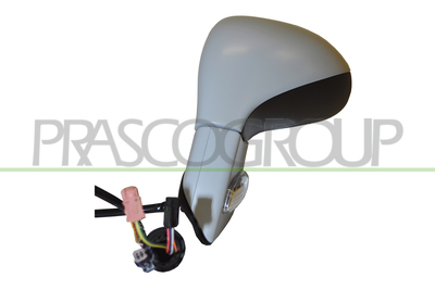 ESPEJO IZQUIERDO ELECTRICO-TERMICO-IMPRIMADO-ABATIBLE-CON LUZ CORTESIA 6H6P+6H2P