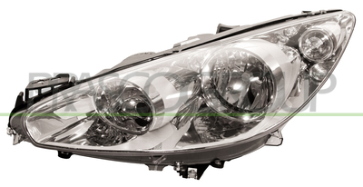 OPTICA IZQUIERDA H1+H7 ELECTRICA-CON MOTOR