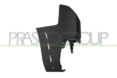 PUNTA IZQUIERDA PARACHOQUES TRASERO-NEGRO GRANULADA-CON AGUJEROS CERCO ALETA-PASO CORTO MOD. PORTON TRASERO
