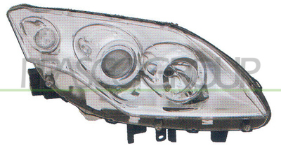 OPTICA DERECHA H7+H7 ELECTRICA-SIN MOTOR
