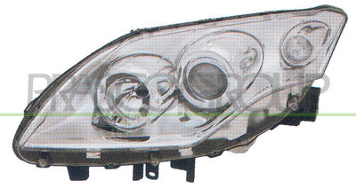 OPTICA IZQUIERDA H7+H7 ELECTRICA-SIN MOTOR