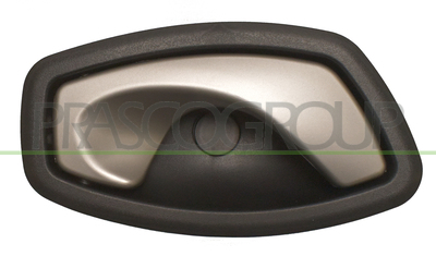 MANILLA PUERTA DELANTERA/TRASERA DERECHA-INTERIOR-CON PALANCA PLATA-BASE NEGRA