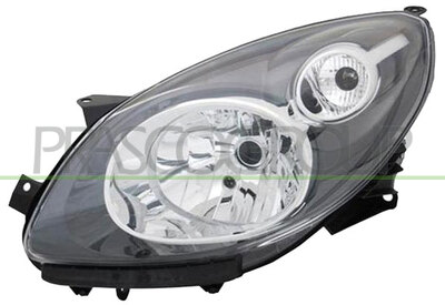 OPTICA IZQUIERDA H4 ELECTRICA-SIN MOTOR-NEGRA