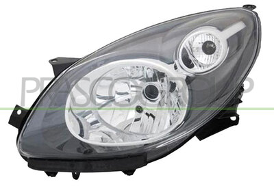 OPTICA IZQUIERDA H4 ELECTRICA-CON MOTOR-NEGRA