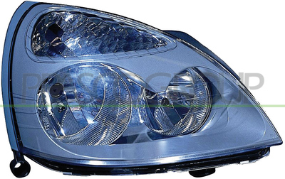 OPTICA DERECHA H7+H1 ELECTRICA-SIN MOTOR-GRIS (MONTAJE HELLA)