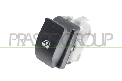 INTERRUPTOR ELEVALUNAS NEGRO-PUERTA DELANTERA IZQUIERDA-CONECTOR BLANCO-6 PINES