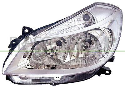 OPTICA IZQUIERDA H7+H7 ELECTRICA-CON MOTOR-CROMADO
