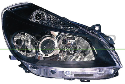 OPTICA DERECHA H7+H7+H1 ELECTRICA-CON MOTOR-NEGRA MOD. SPORT