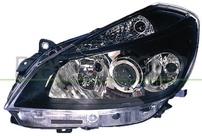 OPTICA IZQUIERDA H7+H7+H1 ELECTRICA-CON MOTOR-NEGRA MOD. SPORT