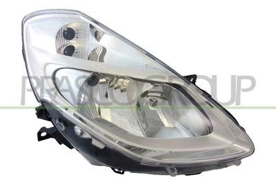 OPTICA DERECHA H7+H7 ELECTRICA-SIN MOTOR-CROMADA