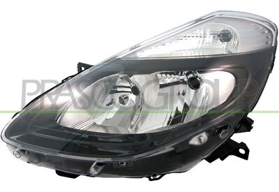 OPTICA IZQUIERDA H7+H7 ELECTRICA-SIN MOTOR-NEGRA