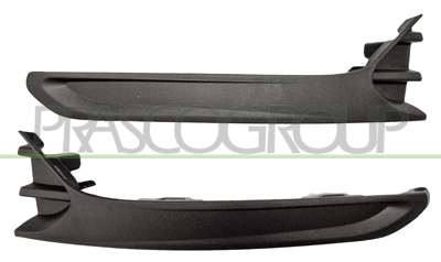 KIT MOLDURAS PARACHOQUES DELANTERO-NEGRO GRANULADO-(DERECHA+IZQUIERDA)