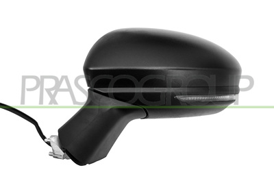 ESPEJO IZQUIERDO-ELECTRICO-NEGRO-TERMICO-CON PILOTO-ASFERICO-7 PINS