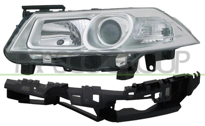 OPTICA DERECHA H1+H7 ELECTRICA-CON MOTOR-CON SOPORTE