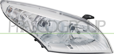 OPTICA DERECHA H7+H7 ELECTRICA-CON MOTOR-CROMADA