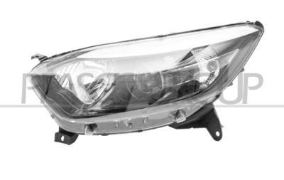 OPTICA IZQUIERDA H1+H1 ELECTRICA-CON MOTOR-NEGRA
