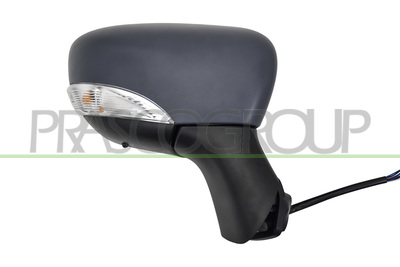 ESPEJO DERECHO-ELECTRICO-IMPRIMADO-TERMICO-CON PILOTO-CON SONDA-CONVEXO-9 PINES