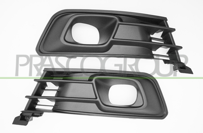 SET REJILLA PARACHOQUES NEGRA CON AGUJEROS ANTINIEBLA (DERECHA+IZQUIERDA)