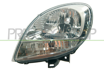 OPTICA IZQUIERDA H4 ELECTRICA-CROMADA-SIN MOTOR-PILOTO BLANCO