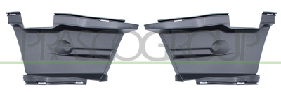 KIT GUIA DE AIRE INTERIOR PARAGOLPES DELANTERO (DERECHA+IZQUIERDA)